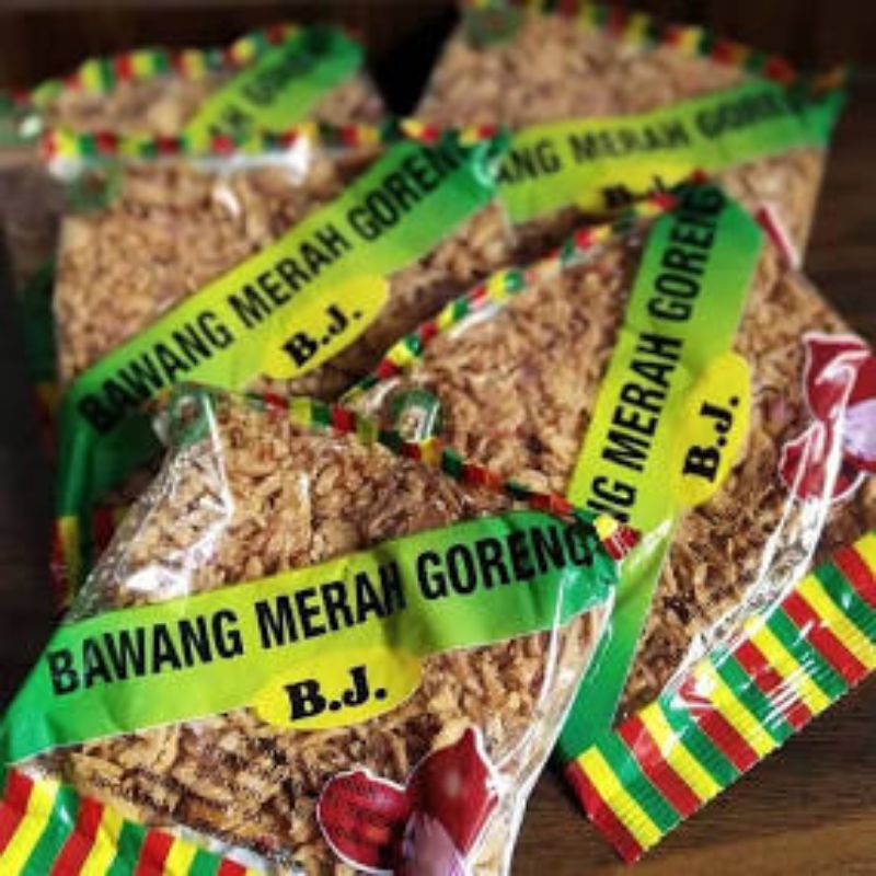 

Bawang Merah Goreng BJ 50 Gram Bawang Goreng BJ - Bawang Goreng Tabur