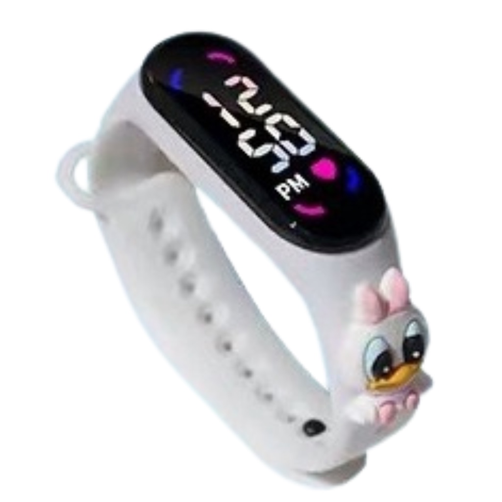 Jam Tangan Anak Motif Karakter Lucu Jam Tangan LED Anak Bahan Bagus