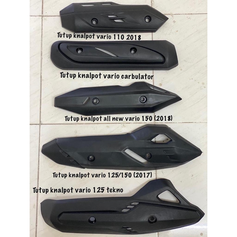 cover knalpot vario 125 techno tameng knalpot vario 125 tutup knalpot vario 125