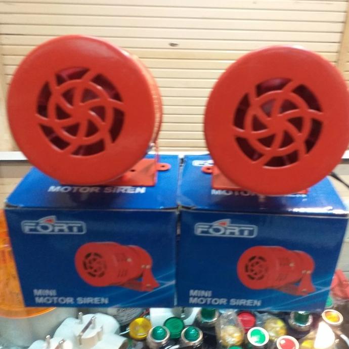 Baby Mini Sirine Motor Alarm Ms 190 Ms-190 Ac 220V Merk Fort