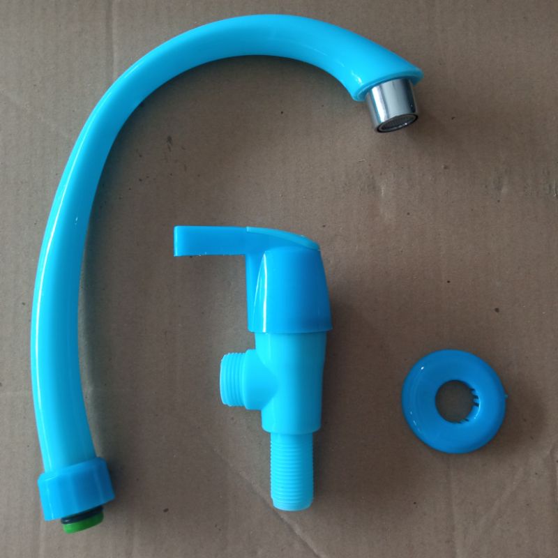 Kran angsa Plastik  PVC / kran cuci piring / keran cucian piring / kran cucian perabot dapur