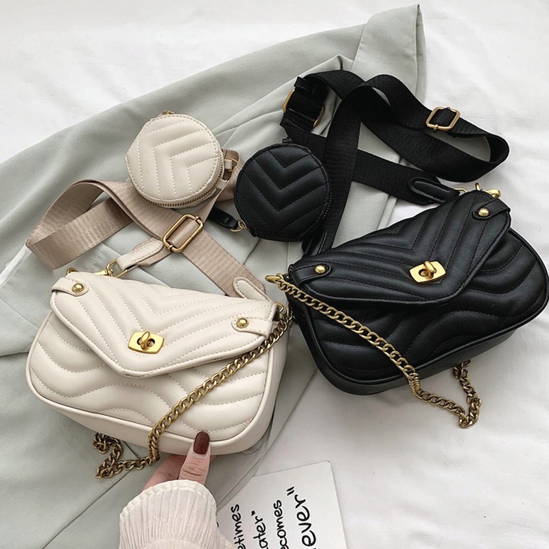 Tas Selempang Rantai Wanita Set P373