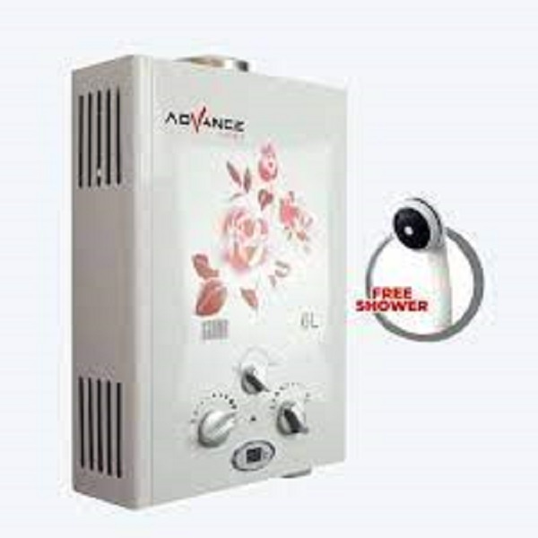 Advance Gas Water Heater 6 Liter Pemanas Air + Free Shower GWH 60