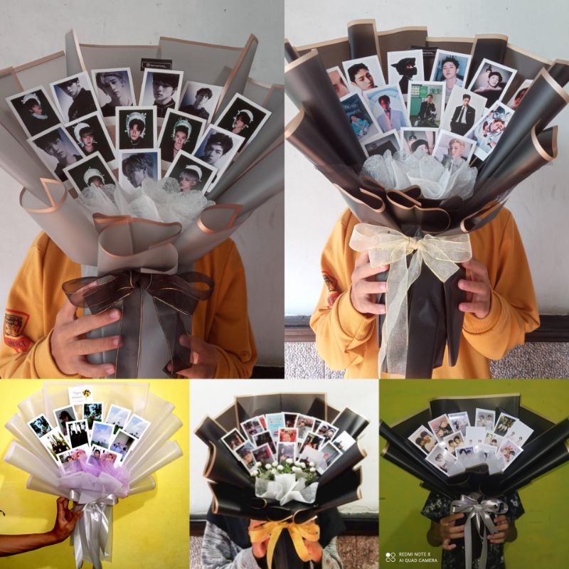 BUKET POLAROID CUSTOM | BUCKET FOTO | BUCKET MURAH