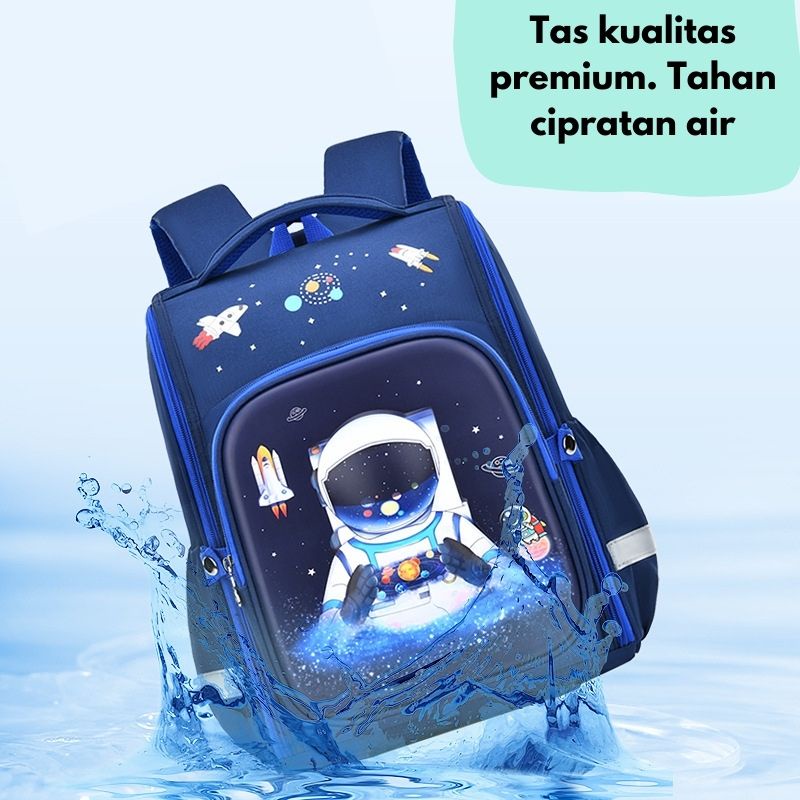 [MONA] Tas Ransel Anak Sekolah Motif Karakter Timbul 6D Lucu dan Cakep Kualitas Import Premium -M0213