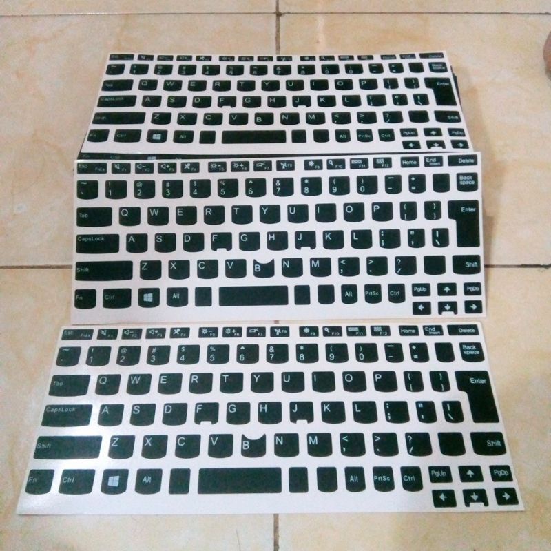 Stiker Sticker Keyboard Khusus Laptop Lenovo x230, x240, x250, x260, x270