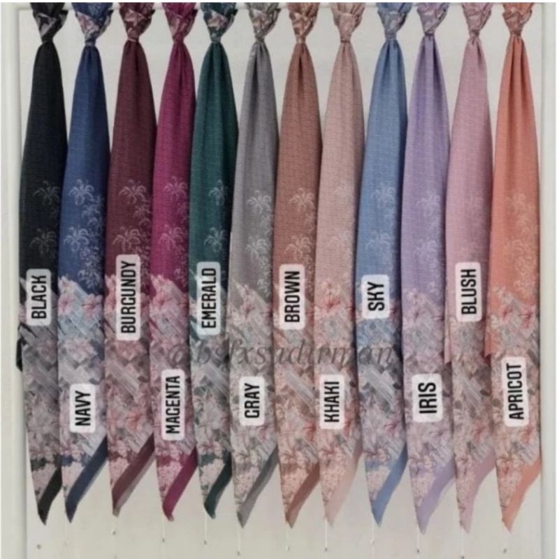 Buttonscarves Malaya series Brown