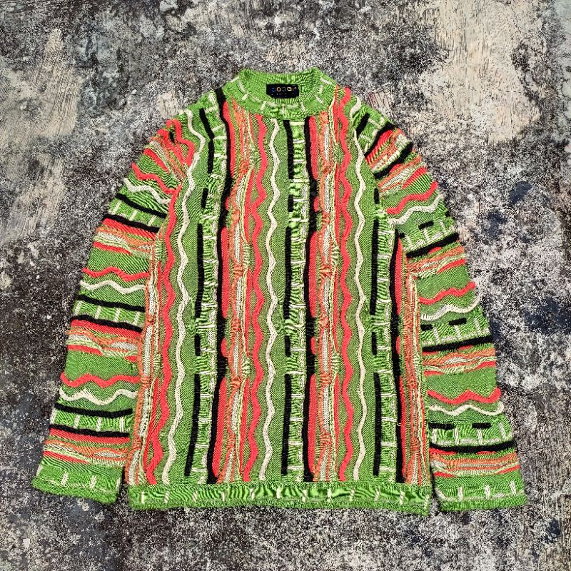 Vintage Coogi Australia Pullover 3D Knitwear Second