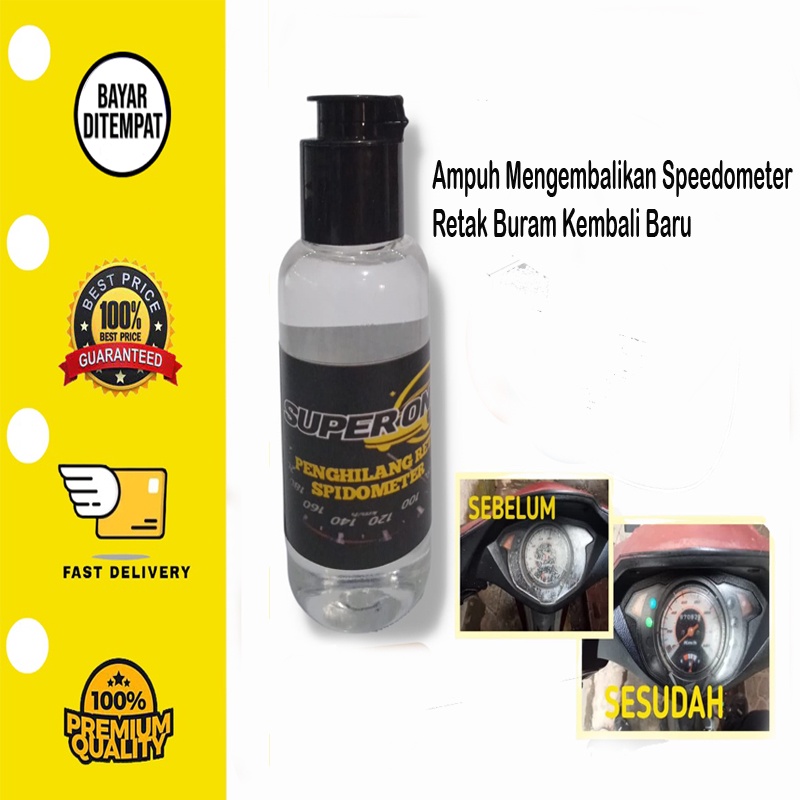 ✅ 30 ML Penghilang Retak Lampu Kaca Speedometer Spidometer Motor Mobil Penghilang Kaca Buram