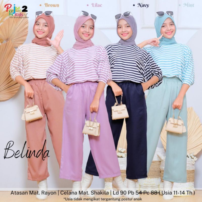Belinda Setelan anak remaja pgj kids