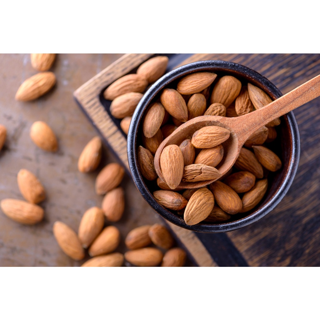 

Raw Almond Whole 1Kg Kacang Almond Mentah Tanpa Kulit belum dipanggang