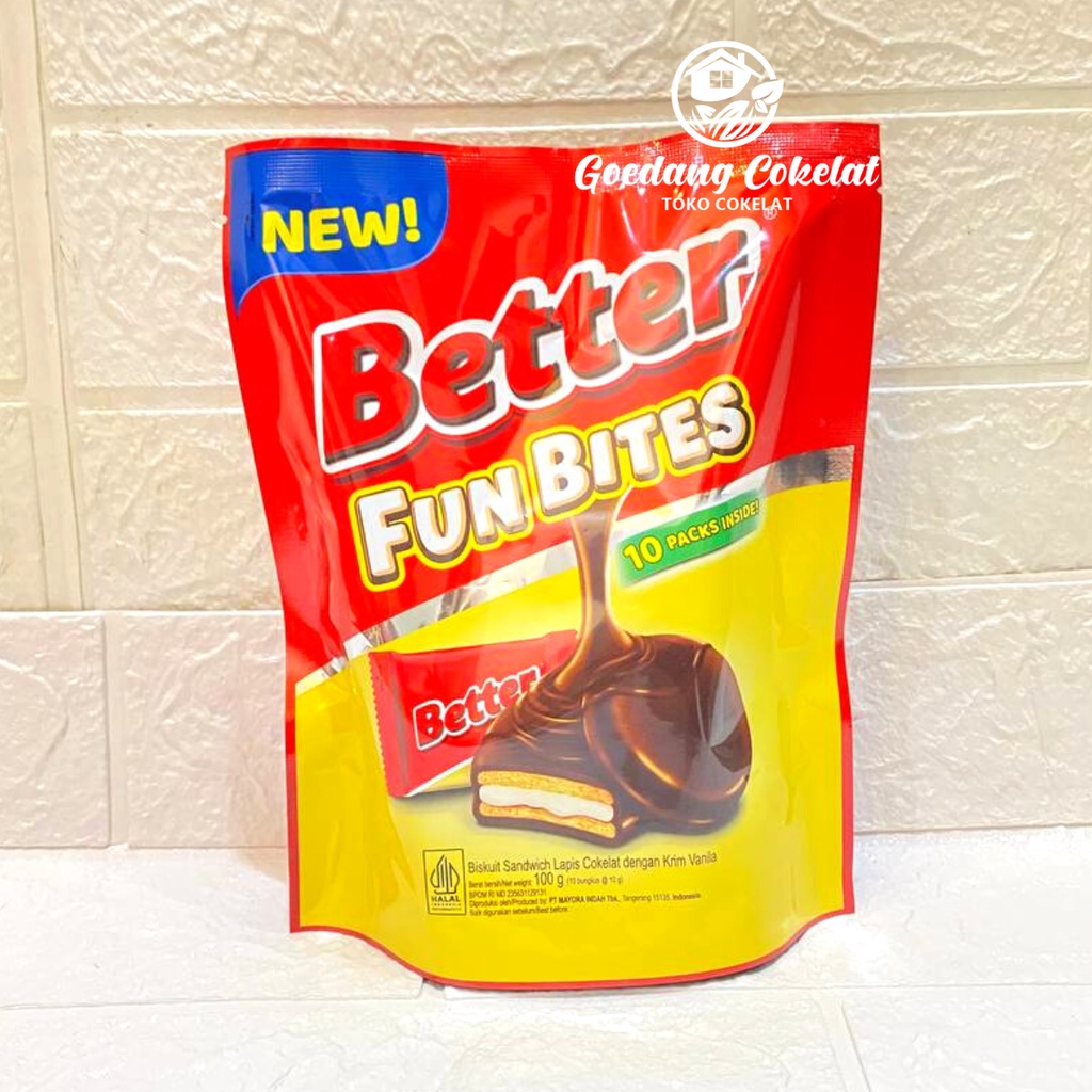 

Better Fun Bites Pouch 100gr Isi 10 Pcs x 10gr