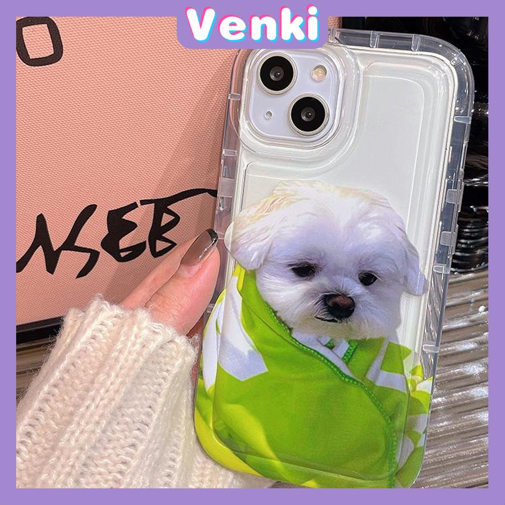 Case For iPhone 14 Pro Max TPU Soft Jelly Airbag Clear Case Cute Cartoon Dog Camera Protection Shockproof For iPhone 14 13 12 11 Plus Pro Max 7 Plus X XR