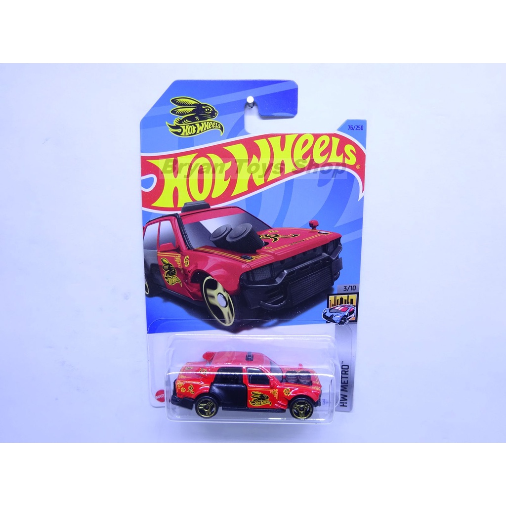 Hot Wheels Time Attaxi Merah - Pintu Bisa Dibuka