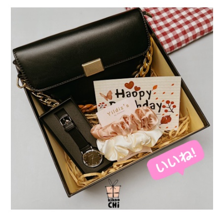

Kitsune Gift Box - Hadiah Kado Ulang Tahun Wanita Istri Pacar - Hampers Tas Wanita