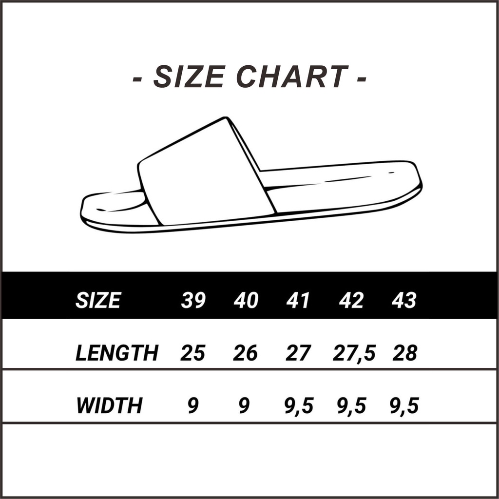 Sandal Distro / Slippers Slide / Sandal Pria / Sandal Wanita / Sandal Selop / Sandal Slip On