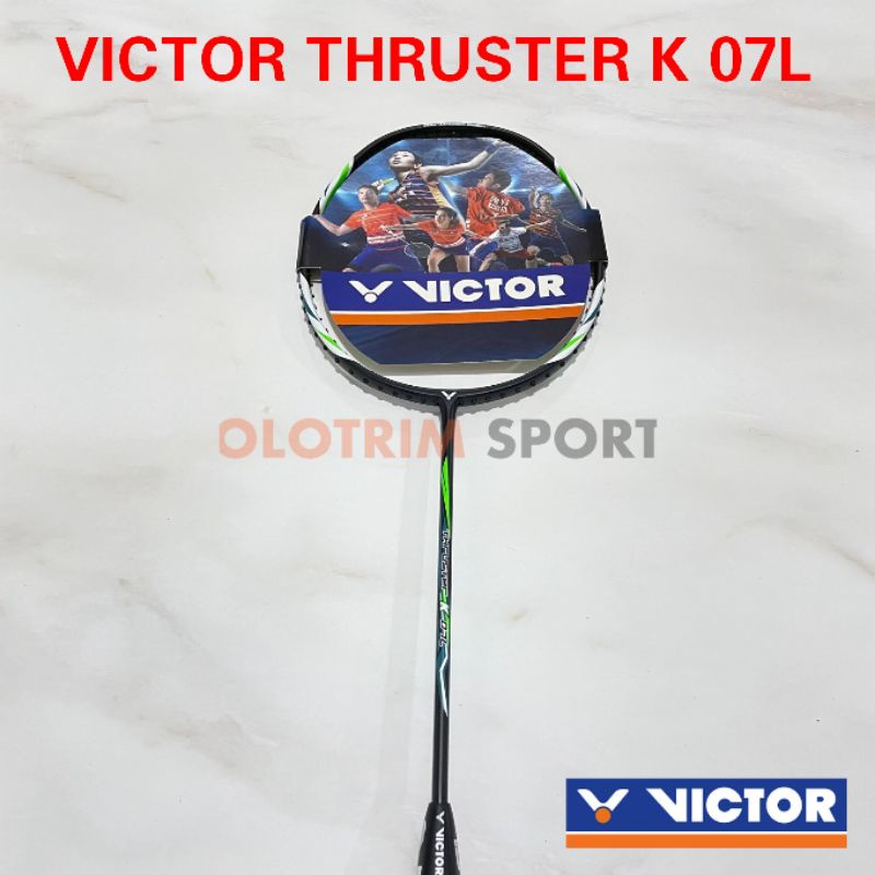 Raket Badminton Victor Thruster 6u 73gr K07L K 07 L Original