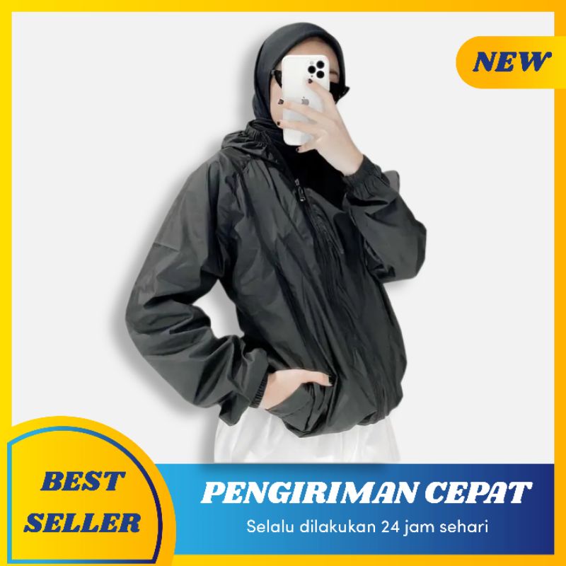 Jaket Runing Running Jaket Outdoor Jaket Lari Pria wanita