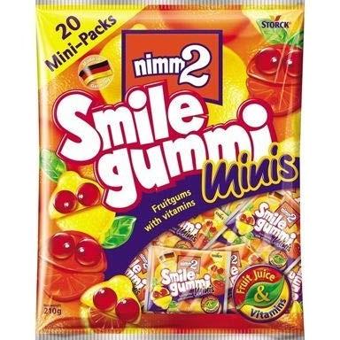 

Nimm 2 Smile Gummi Minis Fruit Gummies Candy (Snack Import Germany) Heiyyaluv