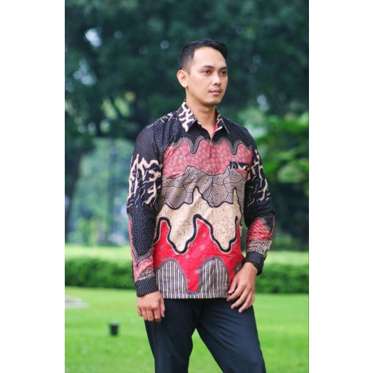 KEMEJA BATIK PANJANG FURING KEREN KATUN HALUS