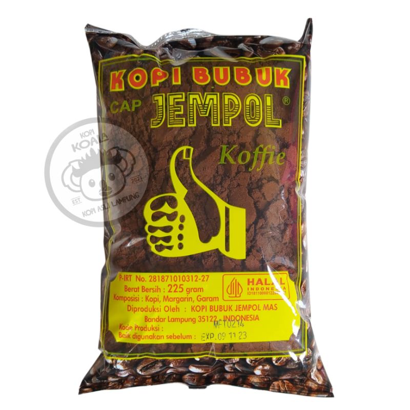 

Kopi Jempol KOFFIE Asli Lampung 250 Gr