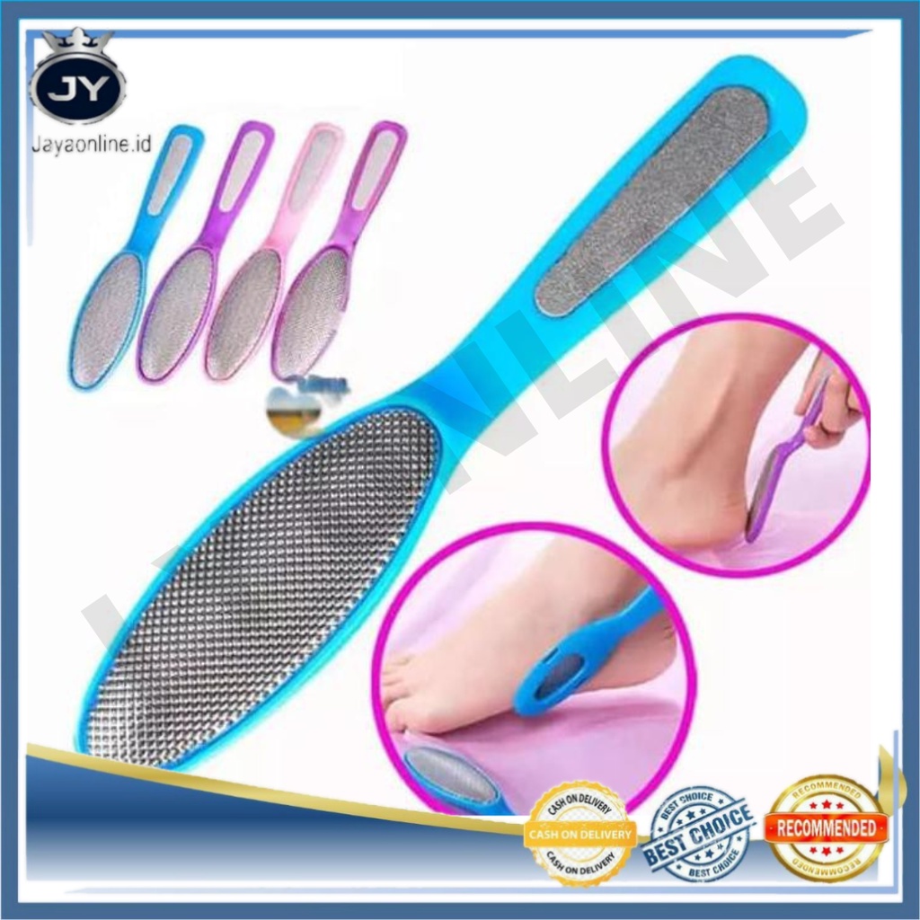 JY SS36 Brush Penghalus Telapak Kaki / Alat Pedicure Sikat Amplas Kaki / Penghilang Kapalan 2 Sisi / Penghalus Tumit Kaki / Alat Kikir Kuku Murah Import