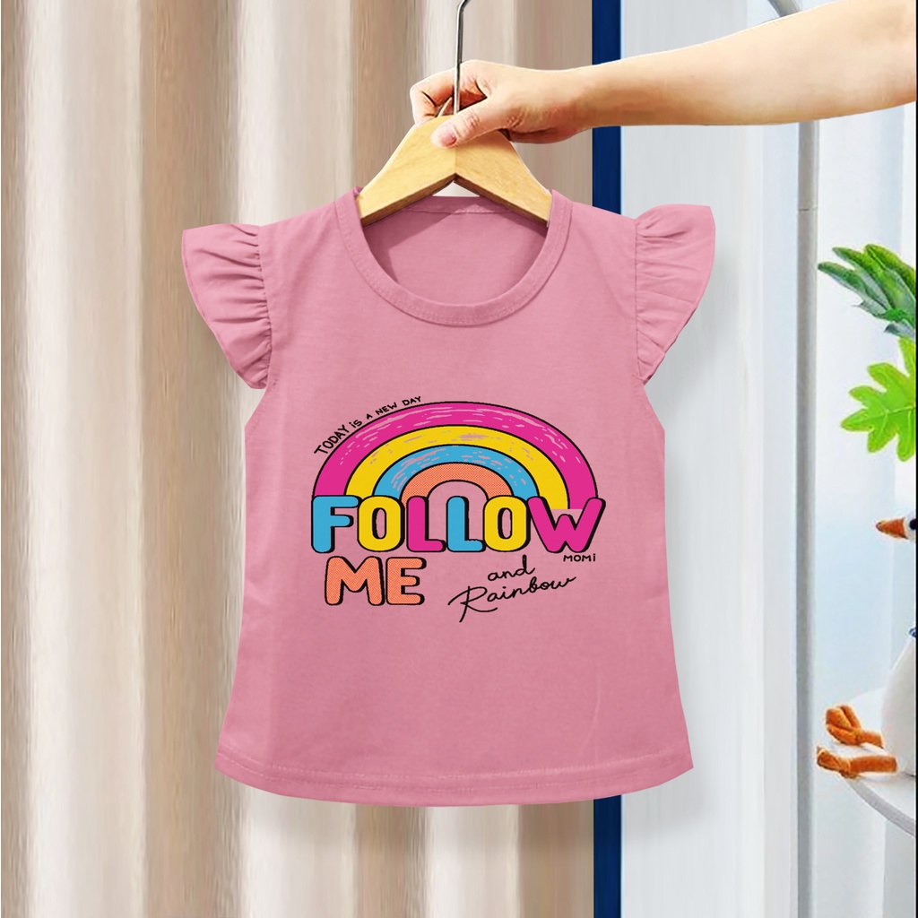 RAMORA RUFFLE TEE  BAJU KAOS ANAK PEREMPUAN UMUR 0-4 THN