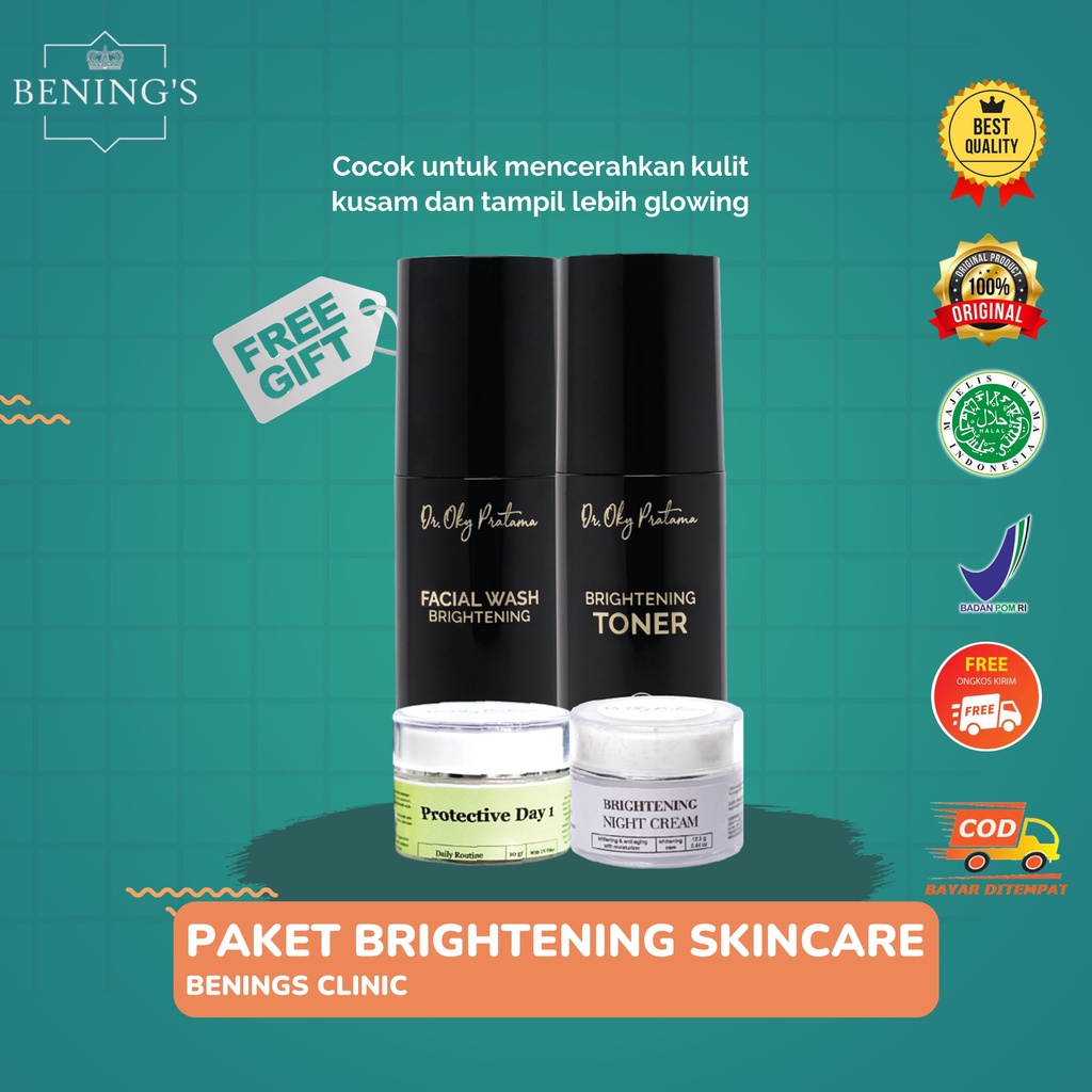 Bening's Brightening Skincare | Paketan Pencerah dan Glowing