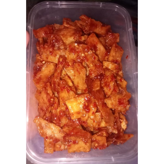 

kripik singkong Sanjai pedas manis