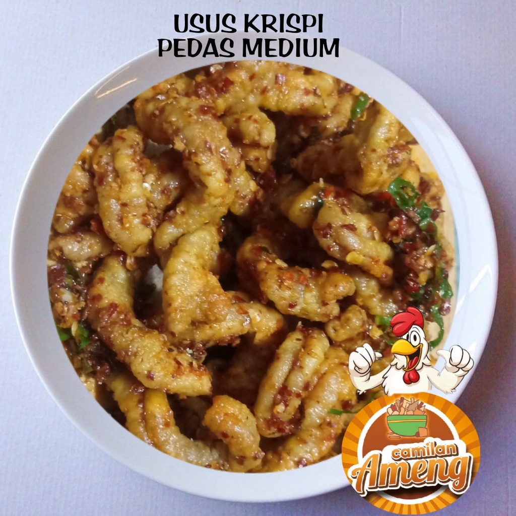 

USUS KRISPI/USUS AYAM KRISPI#USUS KRISPI PEDAS MEDIUM/USUS KRISPI PEDAS DAUN JERUK