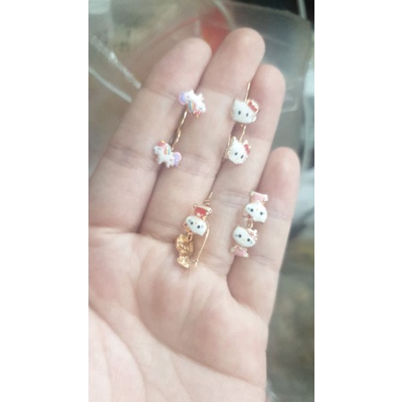 Anting hello kitty anak / anting karakter emas asli / anting anak emas  700