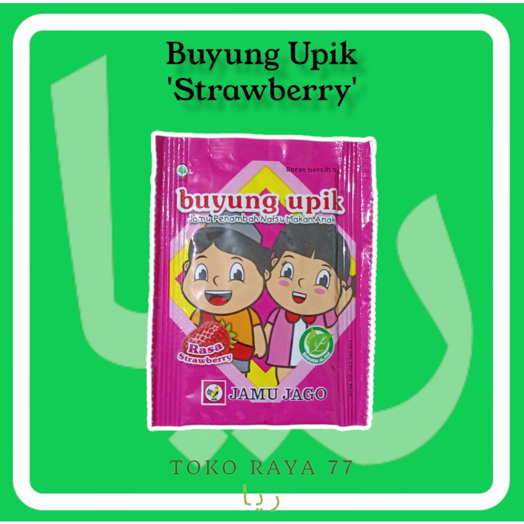 

Jamu Buyung Upik Rasa Strawberry Penambah Nafsu Makan Anak