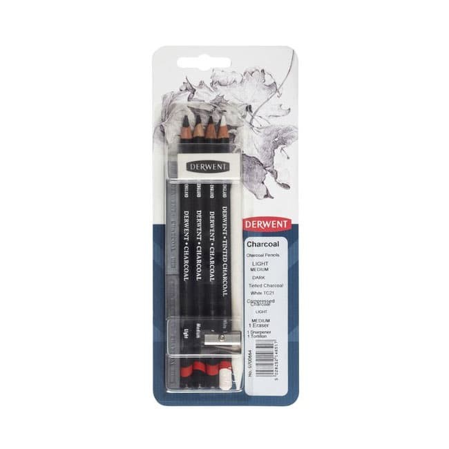 

Charcoal Derwent Fine Art Charcoal Pencils Set