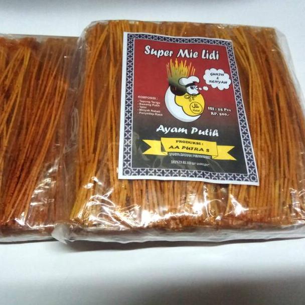 

Big Sale ・ mie lidi super 1pack isi 25pcs €