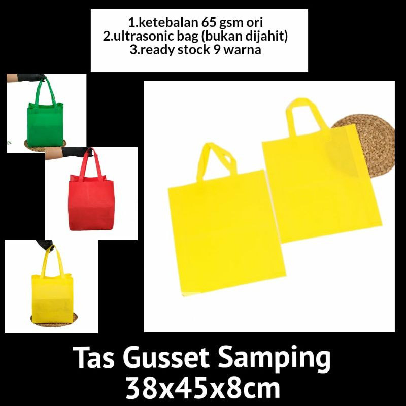 

Goodie Bag Tas Gusset Samping 38x45x8cm / tas souvenir / tas seminar / goodiebag
