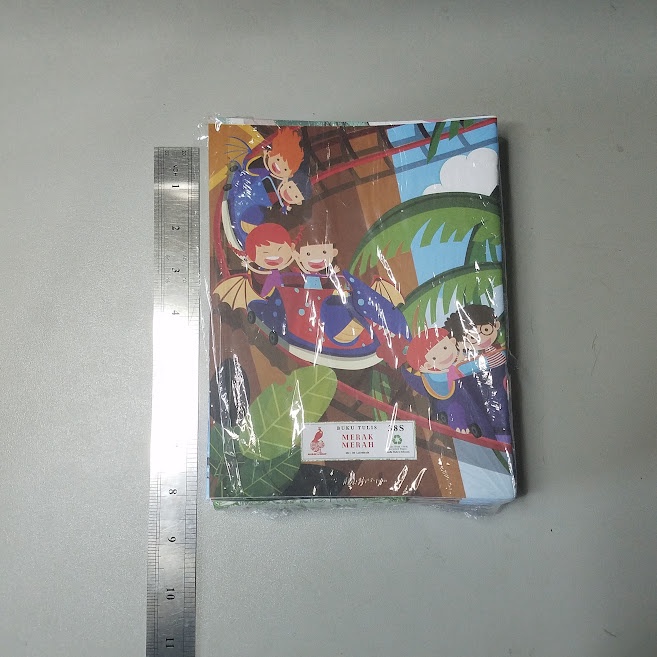 (1 Pcs) Buku Tulis Merak Merah 38/58 Lembar Ukuran Kwarto