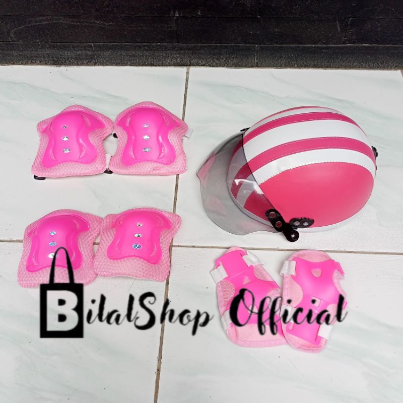 HELM SEPATU RODA / HELM ANAK ANAK DAN DEKER / HELM SEPEDA ANAK PEREMPUAN