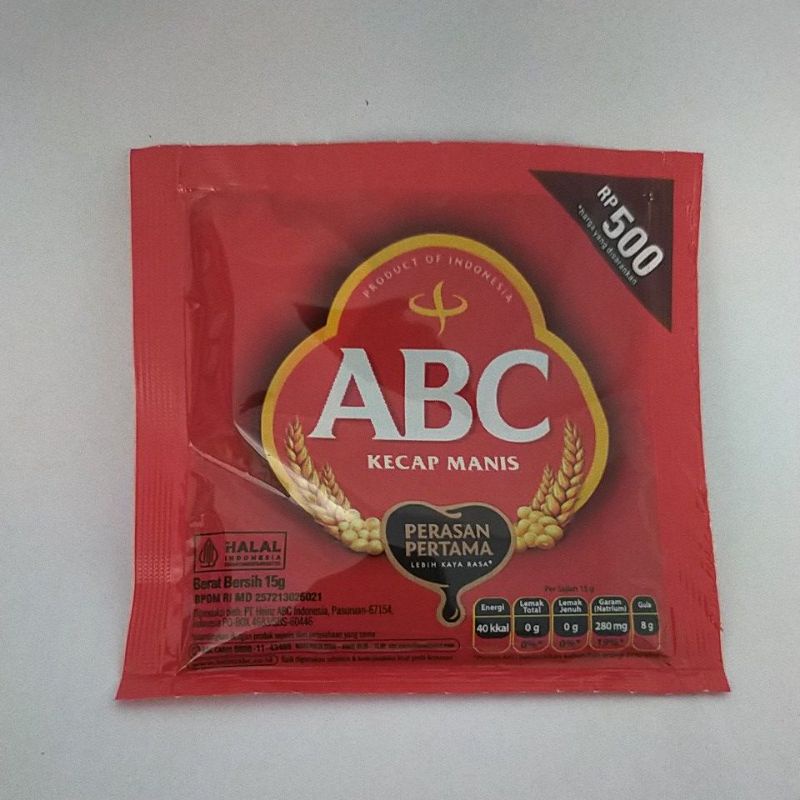 

kecap ABC 15ml 500an isi 12pcs