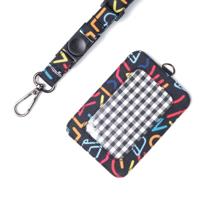 

(:(:(:(] Gantugan ID Card Holder Kantor Name Tag Lanyard Pria Wanita - IDCS02