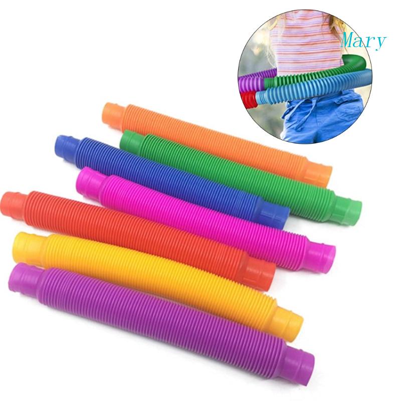 Mary Stretch Wrap Tube Fidget Auditory Sensory Vent Mainan Untuk ADD OCD Kids Calm Untuk Foc