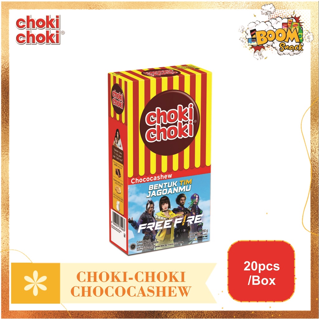 BOX - Choki Choki Choco Cashew isi 20pcs