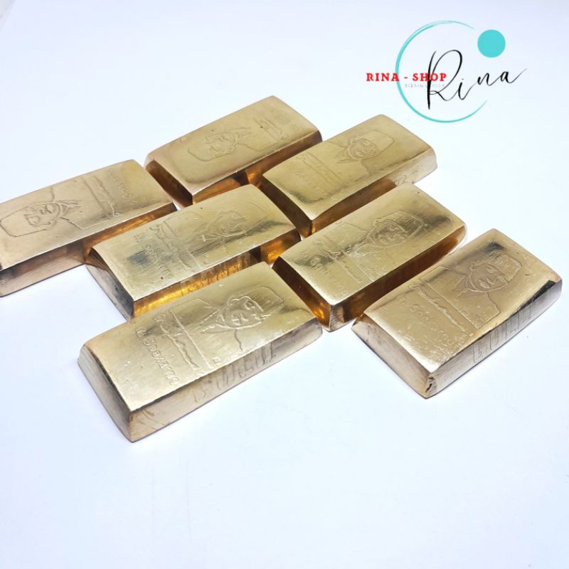 Ay00 Batangan Soekarno 24k 4,5cm Kuningan