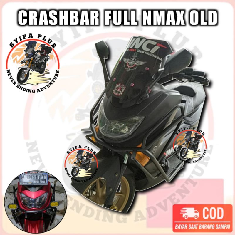 Tubular crashbar full Nmax old crasbar full Nmax Tubular full Nmax
