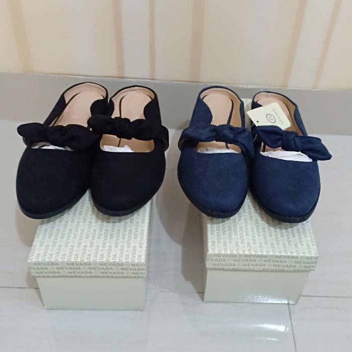 Flatshoes sepatu flat shoes cantik pita nevada(I1T0) Flatshoes Flatshoes Wanita ORIGINAL BISA COD Se