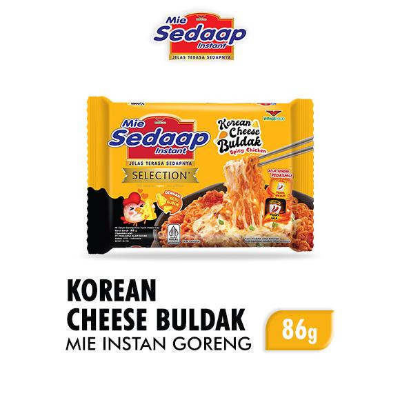 

Sedaap Mie Instan Goreng Korean Cheese Buldak 86gr