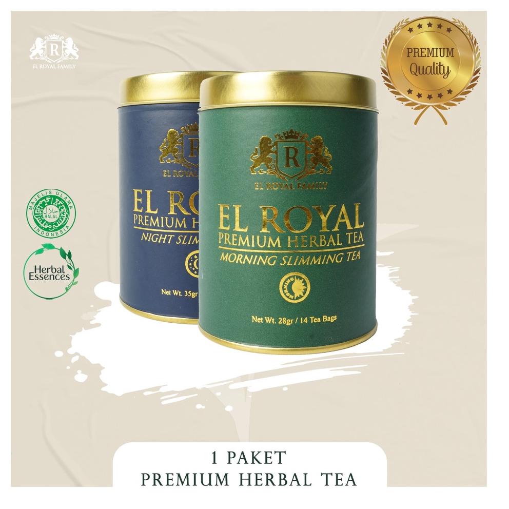 

Mvp41 El Royal Premium Herbal Tea (1 Paket) | 1 Morning Slimming Tea - 1 Night Slimming Tea Tidak akan Rugi