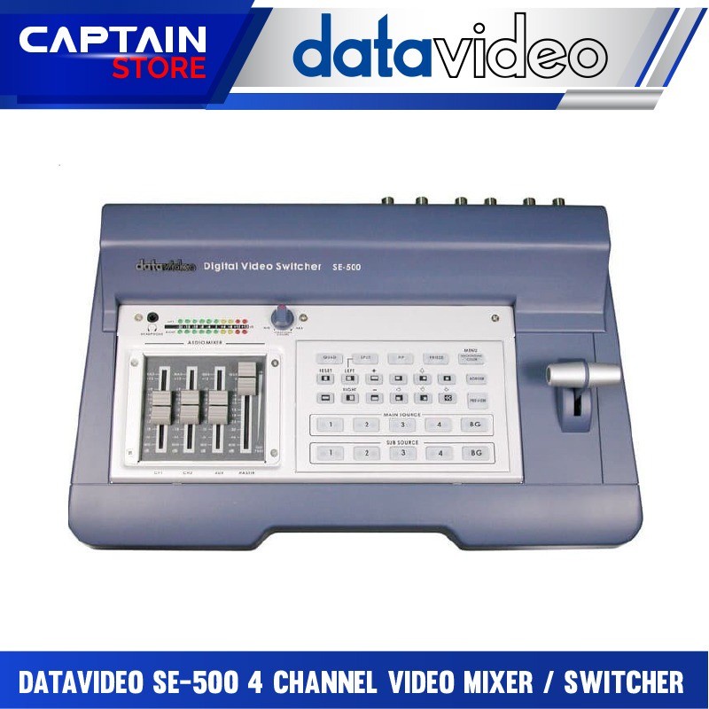 DataVideo SE-500 4 Channel Video Mixer / Switcher