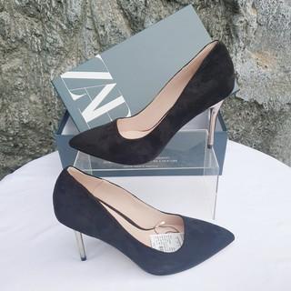 ZR Suede High Metal Heels 99531