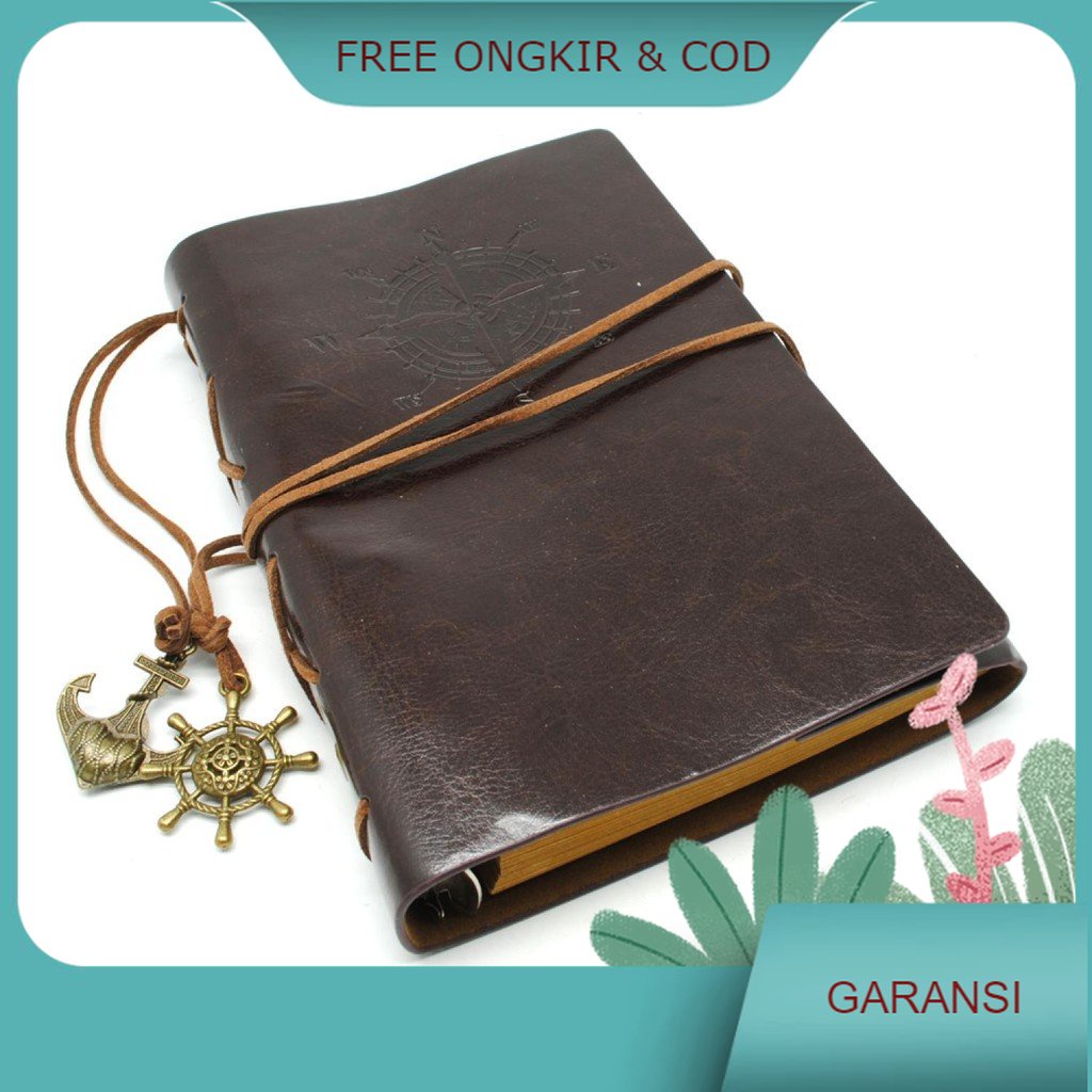 

Best Promo Buku Catatan Binder Kulit Retro Pirate - 8005
