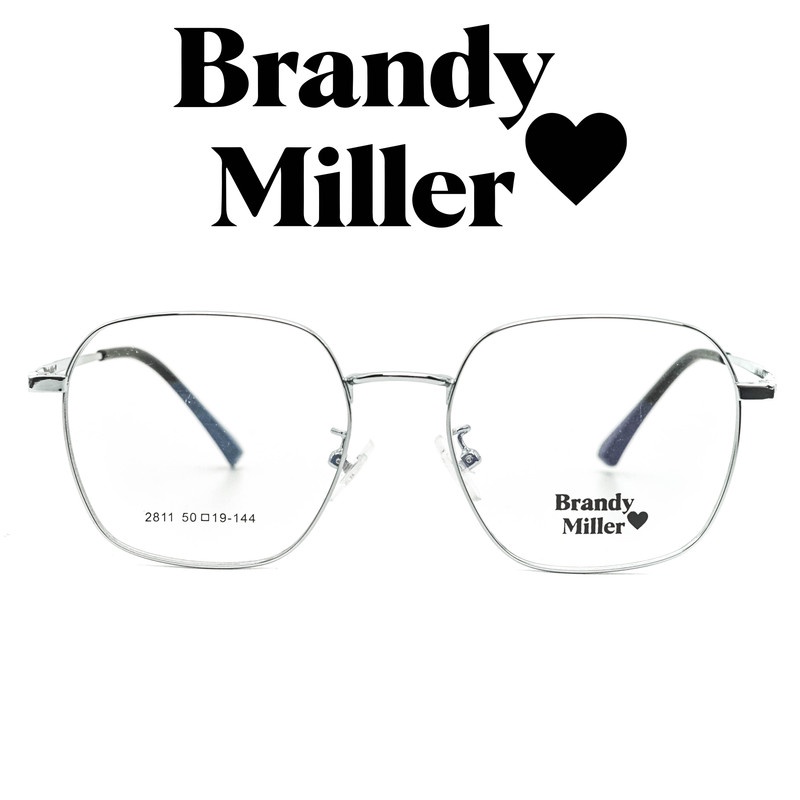 Brandy Miller Kacamata Pria Wanita 2811 C5 Silver